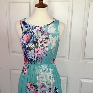 Printed maxi dress.  NWOT